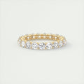 2.50CT Round Cut Moissanite Full Eternity Prong Unique Wedding Band