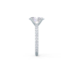 1.75 CT Oval Cut Moissanite Pave Setting Engagement Ring