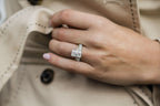 3.70 CT Radiant Cut Moissanite Solitaire Engagement Ring