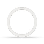 Three Stone Diamond Ring – Round Matte Finish