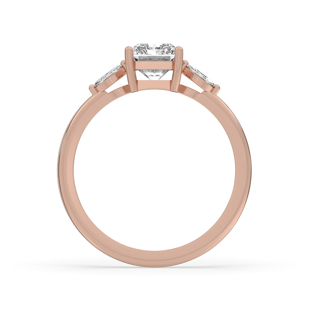 Radiant Cut Engagement Ring