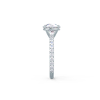 1.50 CT Round Cut Moissanite Pave Setting Engagement Ring
