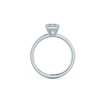 2.75 CT Emerald Cut Moissanite Solitaire Engagement Ring