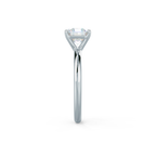 2.0 CT Asscher Cut Moissanite Solitaire Engagement Ring