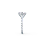 2.25 CT Round Moissanite Solitaire Setting Engagement Ring