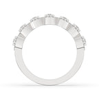 Half Eternity Round Cut Wedding Band