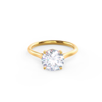 2.75 CT Round Brilliant Cut Moissanite Solitaire Engagement Ring
