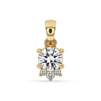 Round Diamond Pendant Cluster Style – Sparkle & Shine