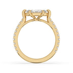 Marquise Cut Diamond Ring in East to West Setting