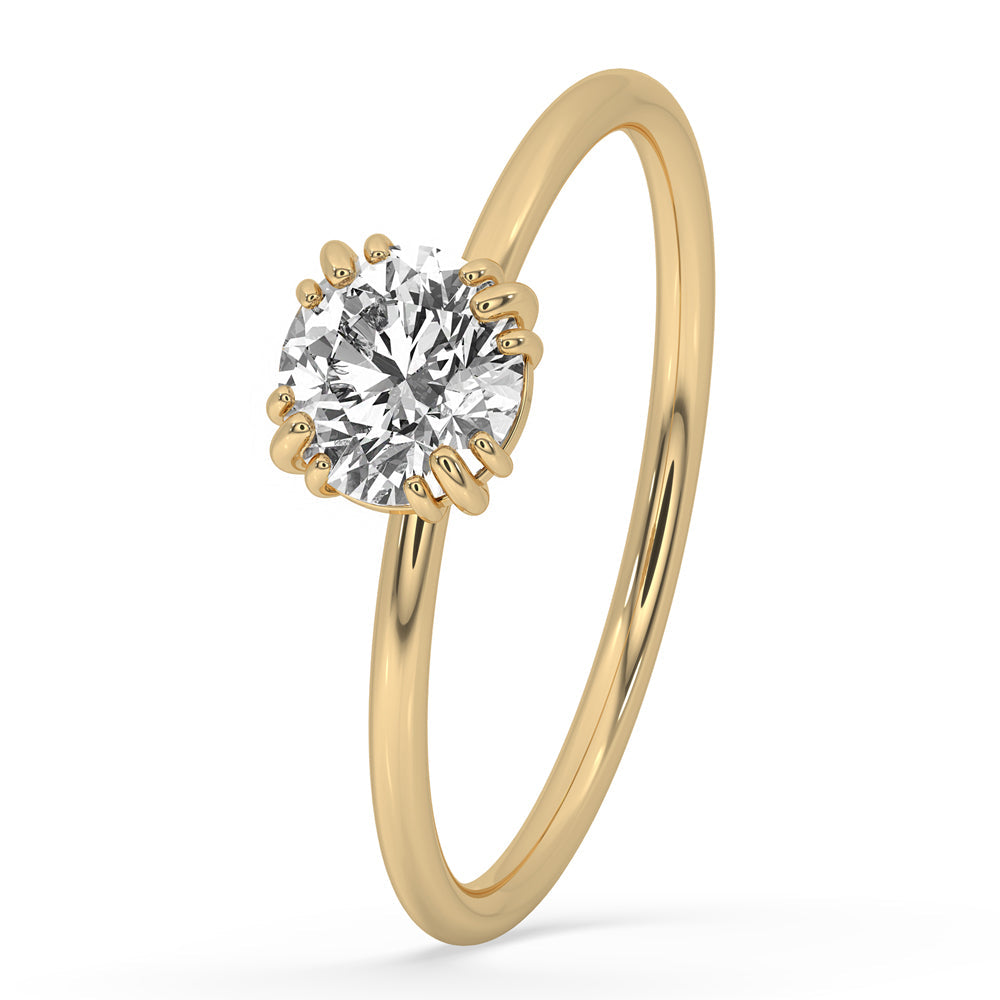 Round Solitaire Engagement Ring