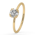 Round Solitaire Engagement Ring