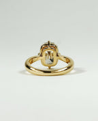 1.0 -3.0 CT Elongated Cushion ⁠Cut Lab Grown Diamond Solitaire Engagement Ring