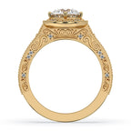 Vintage Diamond Ring In Art Deco Setting