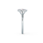 2.50 CT Oval Moissanite Solitaire Engagement Ring