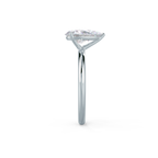 2.0 CT Pear Cut Moissanite Solitaire Engagement Ring