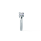 Emerald Cut Five Stone Moissanite Wedding Band