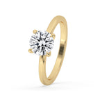Round Solitaire Engagement Ring