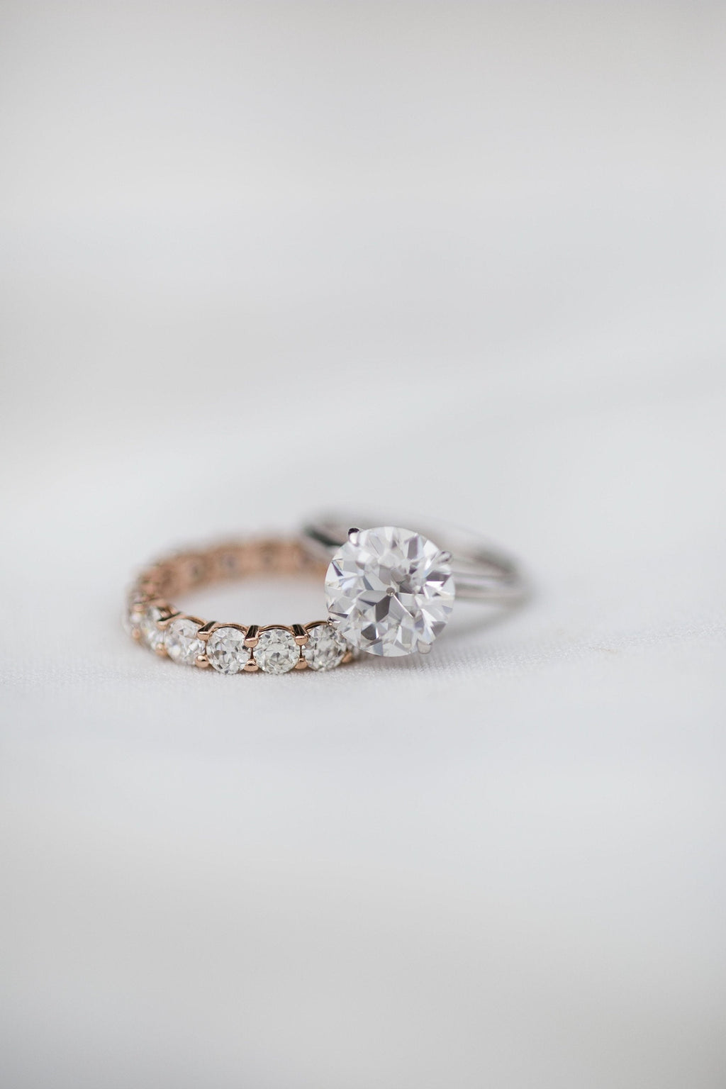 3.0 CT Round Cut Moissanite Solitaire Engagement Ring