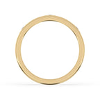 Antique Diamond Wedding Band - Round Diamonds