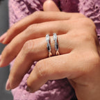 Round Cut Ring Enhancer Wedding Band