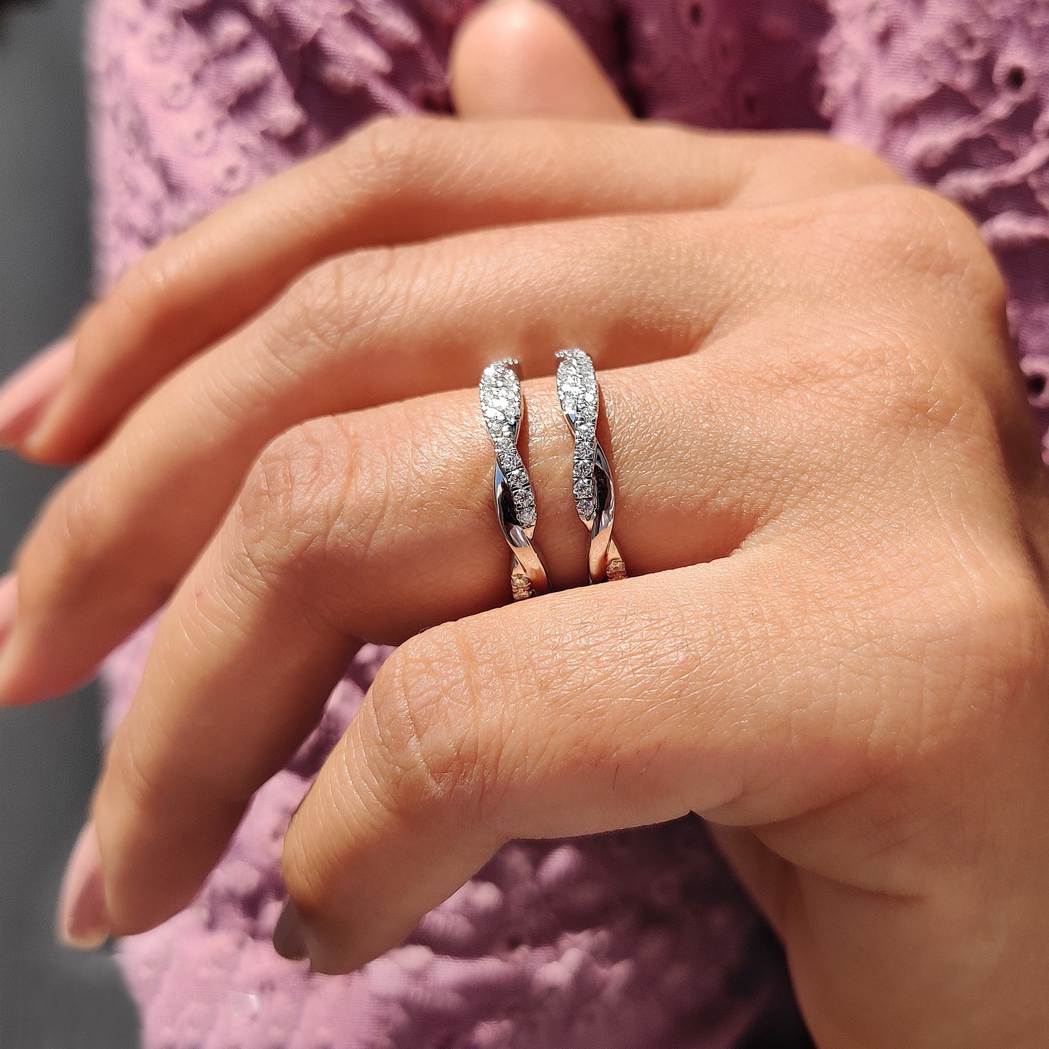 Round Cut Ring Enhancer Wedding Band