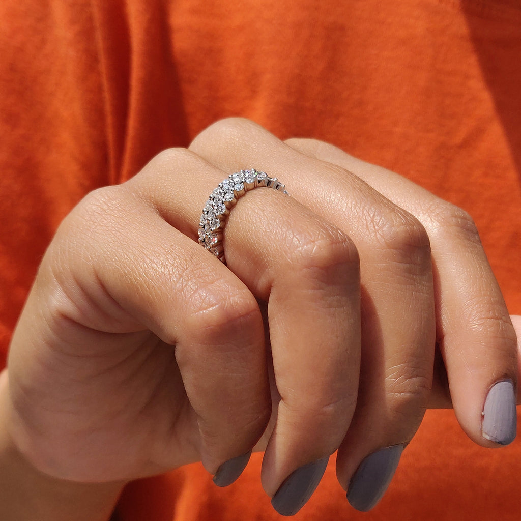 Set Of 3 Wedding Full Eternity Band