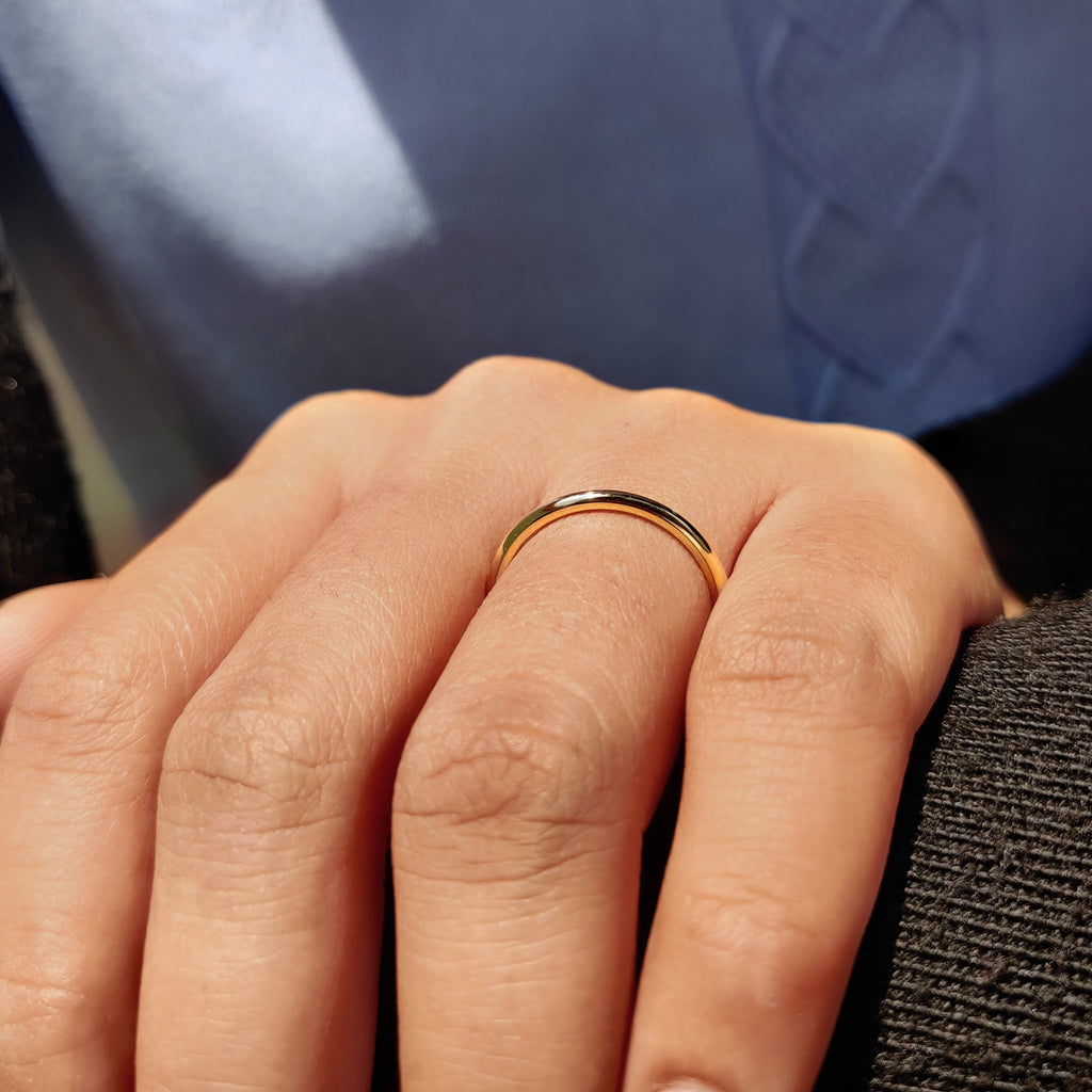 Simple Comfort Fit Wedding Band