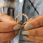 Half Eternity Bezel Set Wedding Band