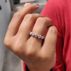 Round Eternity Band With Shared Prong