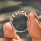 Half Eternity Bezel Set Diamond Band