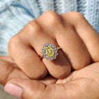Oval Cut Rose Gold Engagement Ring