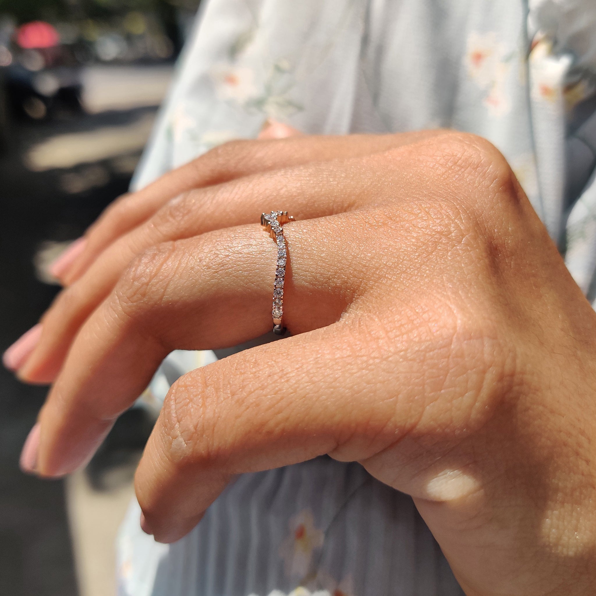 White Gold Diamond Wedding Band