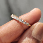 Yellow Gold Round Cut Eternity Band