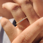 Twisted Wedding Band With Round Diamond
