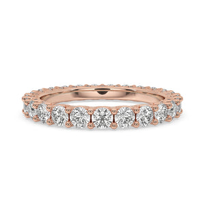 Eternity Wedding Band – Elegant Lab Grown Diamond Glow