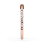 Baguette Diamond East West Engagement Ring