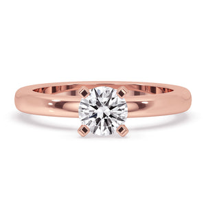 Round Solitaire Diamond Ring