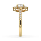Round Halo Engagement Ring