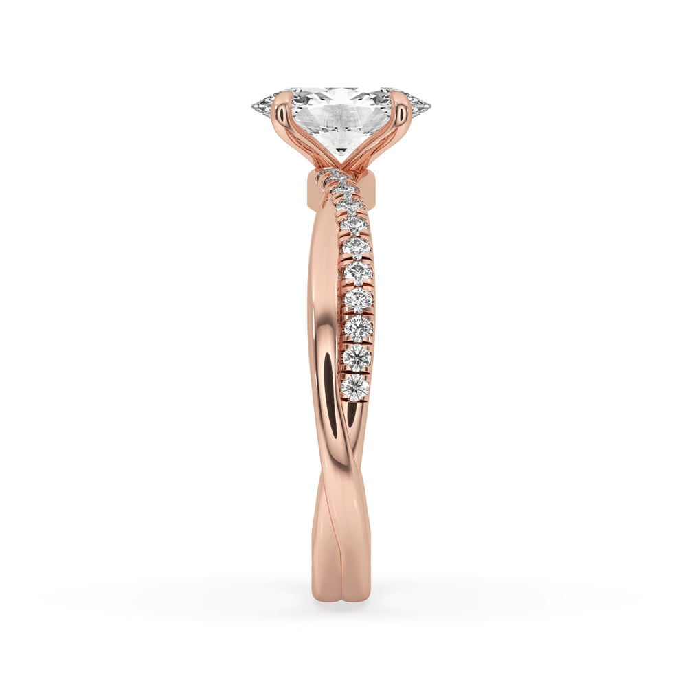 2  Carat Oval Diamond Ring