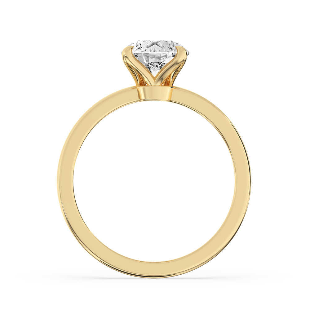 Round Solitaire Engagement Ring