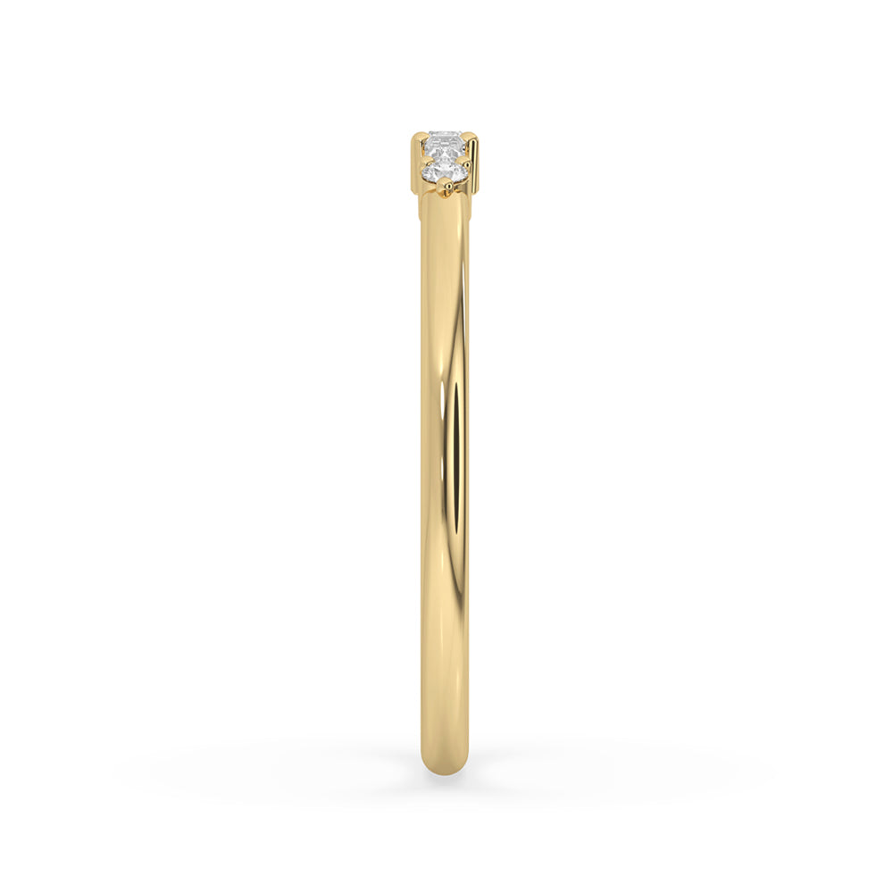 5 Stone Wedding Band
