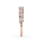 Baguette and Diamond Band