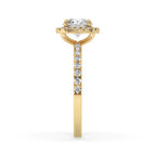 Engagement Ring Round Cut Halo
