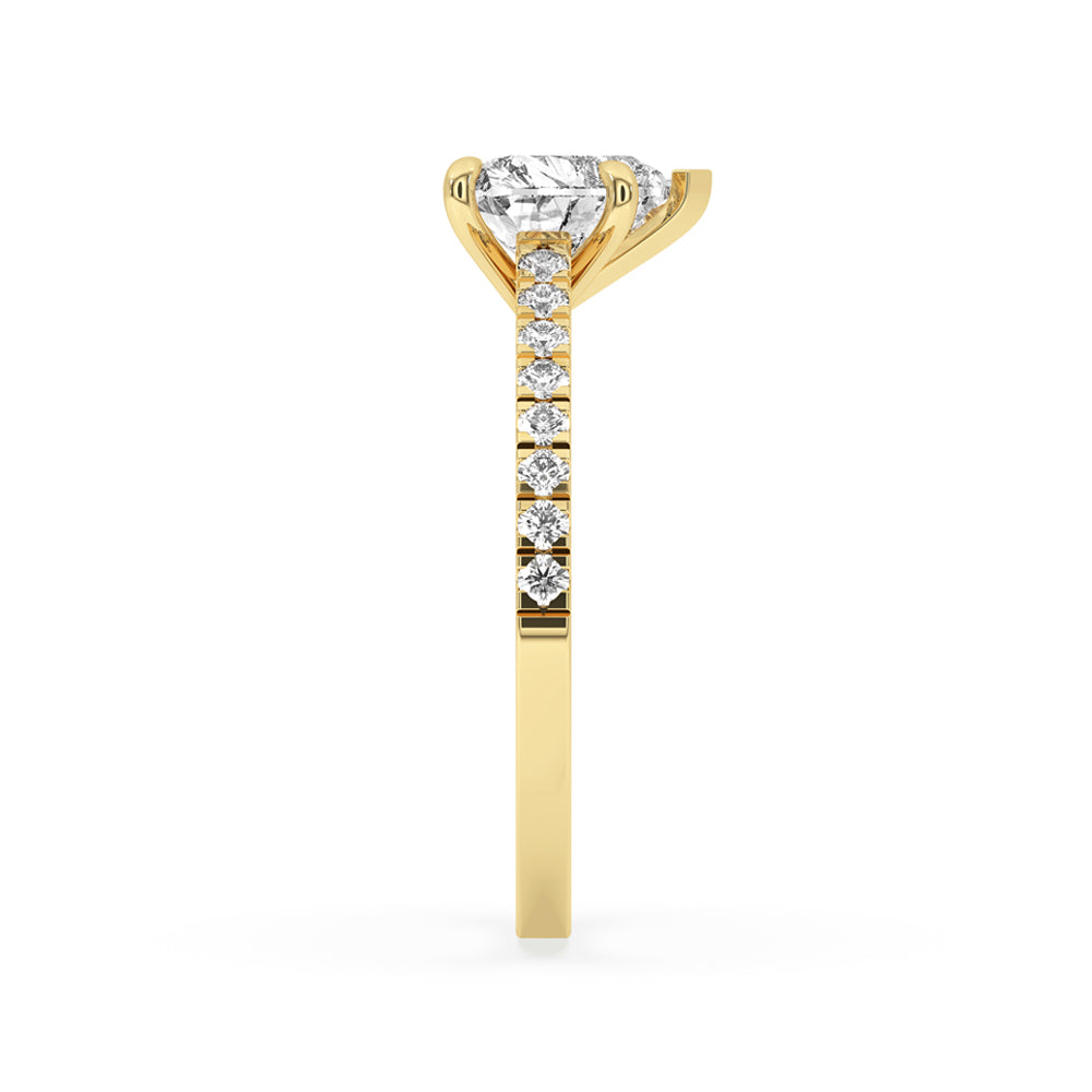 Heart Shaped Diamond Ring