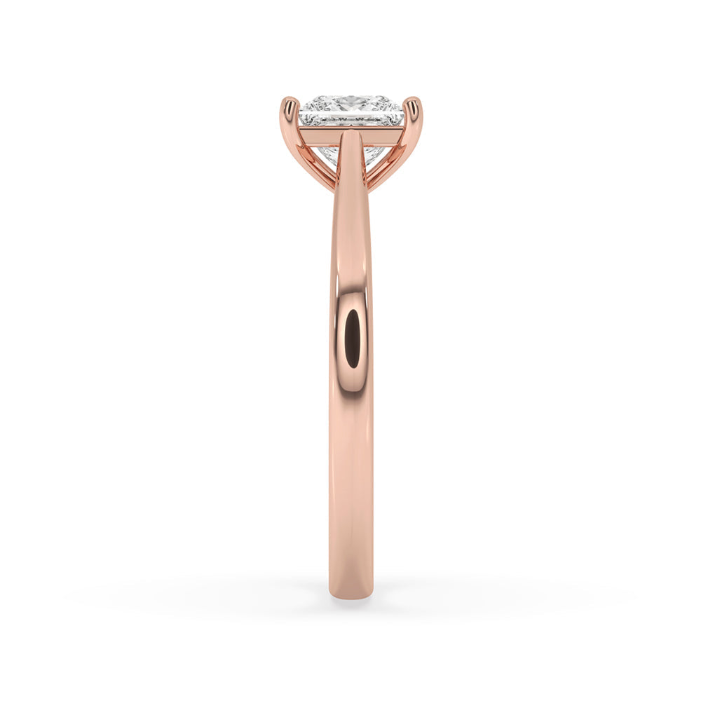 1 Carat Princess Cut Diamond Ring