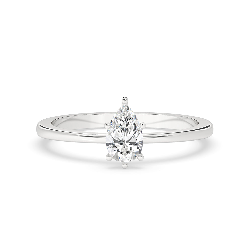 Pear Shape Diamond Ring With Solitaire Style Main image