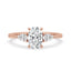 Three Stone Oval Engagement Ring