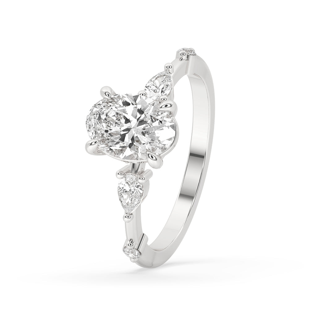 3 Carat Oval Diamond Ring - IGI Certified