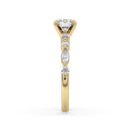 Round Cut Diamond Ring in Classic Prong Setting