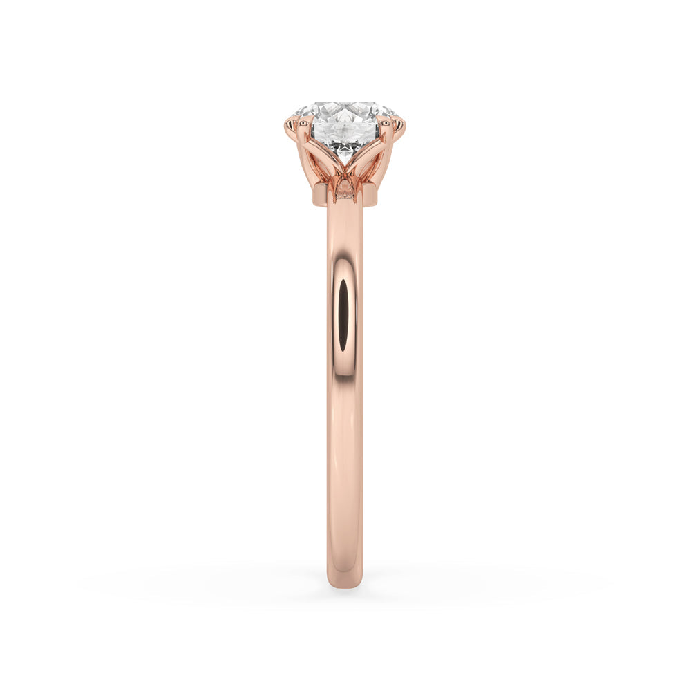 Round Solitaire Engagement Ring for a Perfect Proposal